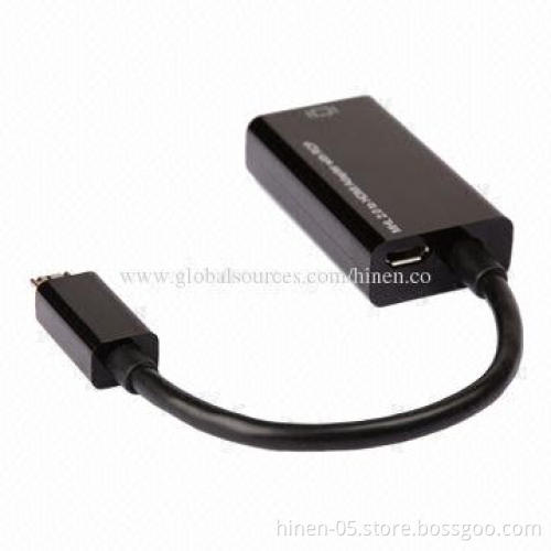 MHL2.0 to HDMI Adapter with RCP, Supports 1,920 x 1,080P Highest Video Resolution